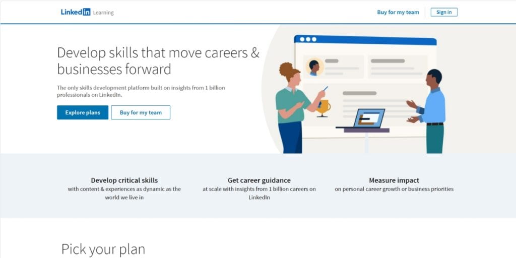 Linkedin Learning screenshot